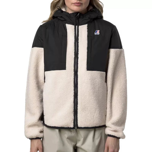 Chaqueta K-Way Samson 4.0 Orsetto Sherpa - Negro/Crudo