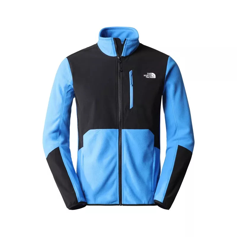 The North Face - Blouson Glacier Fleece Pro Full Zip - Bleu/Noir