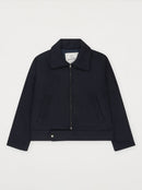 Blouson Sculpture Bleu Minuit
