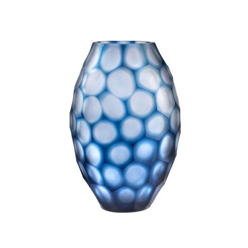 Geode - Oval Vase - Blue