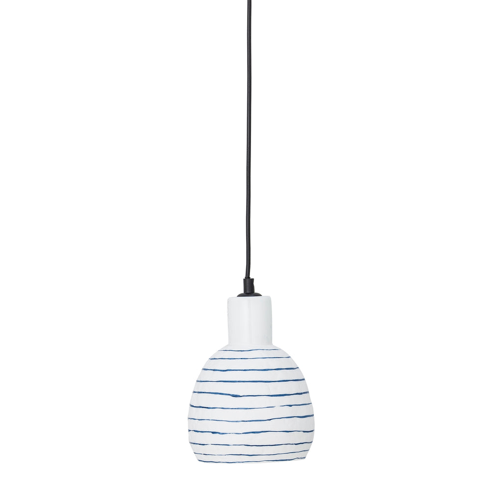 Elga - Pendant Lamp - White - Stoneware