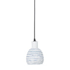 Elga - Set of 2 Pendant Lights - White - Stoneware
