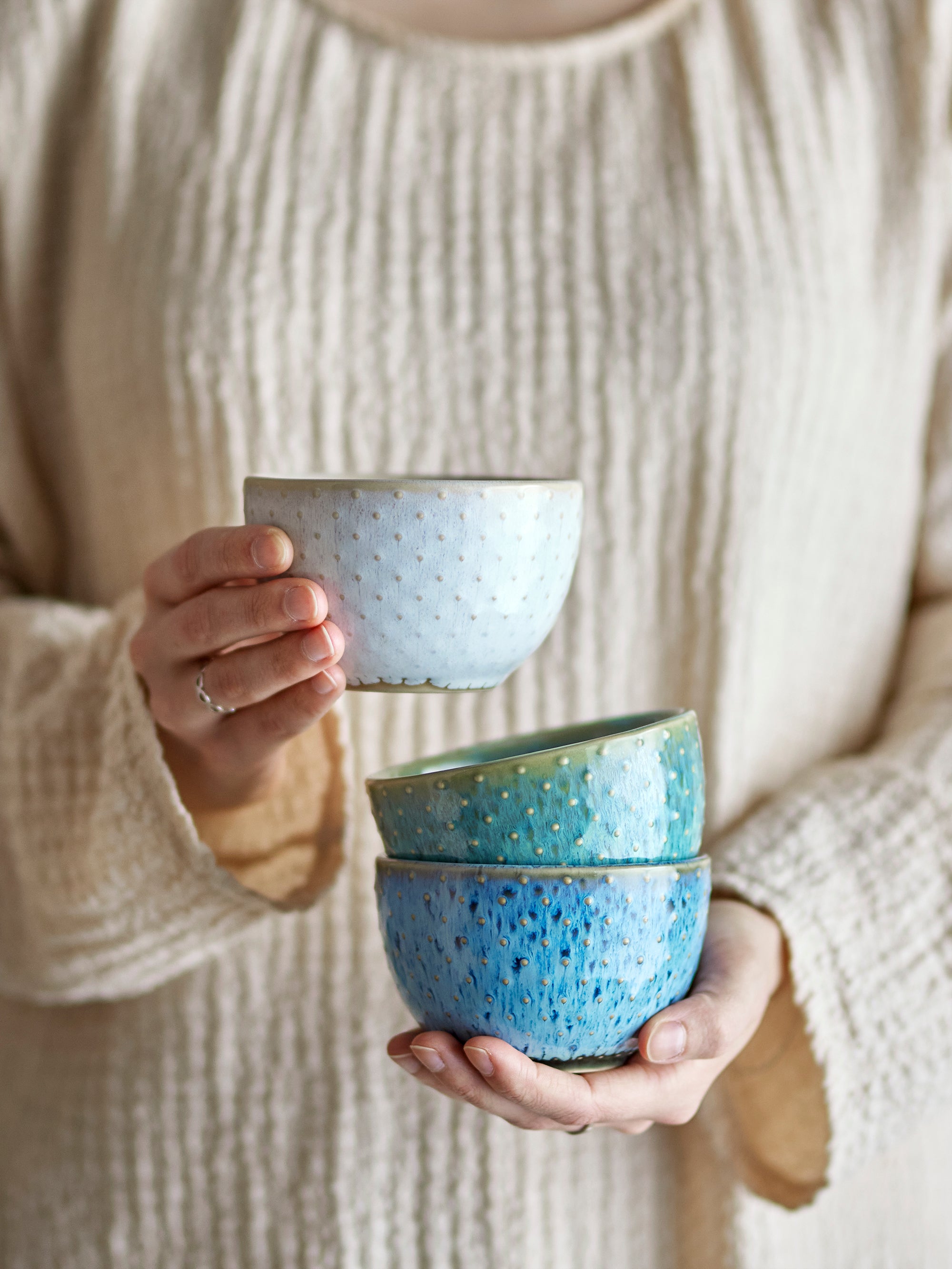 Harriet - Bowl - Blue - Stoneware