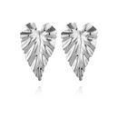 Boucles D’Oreilles Leaf - Argenté