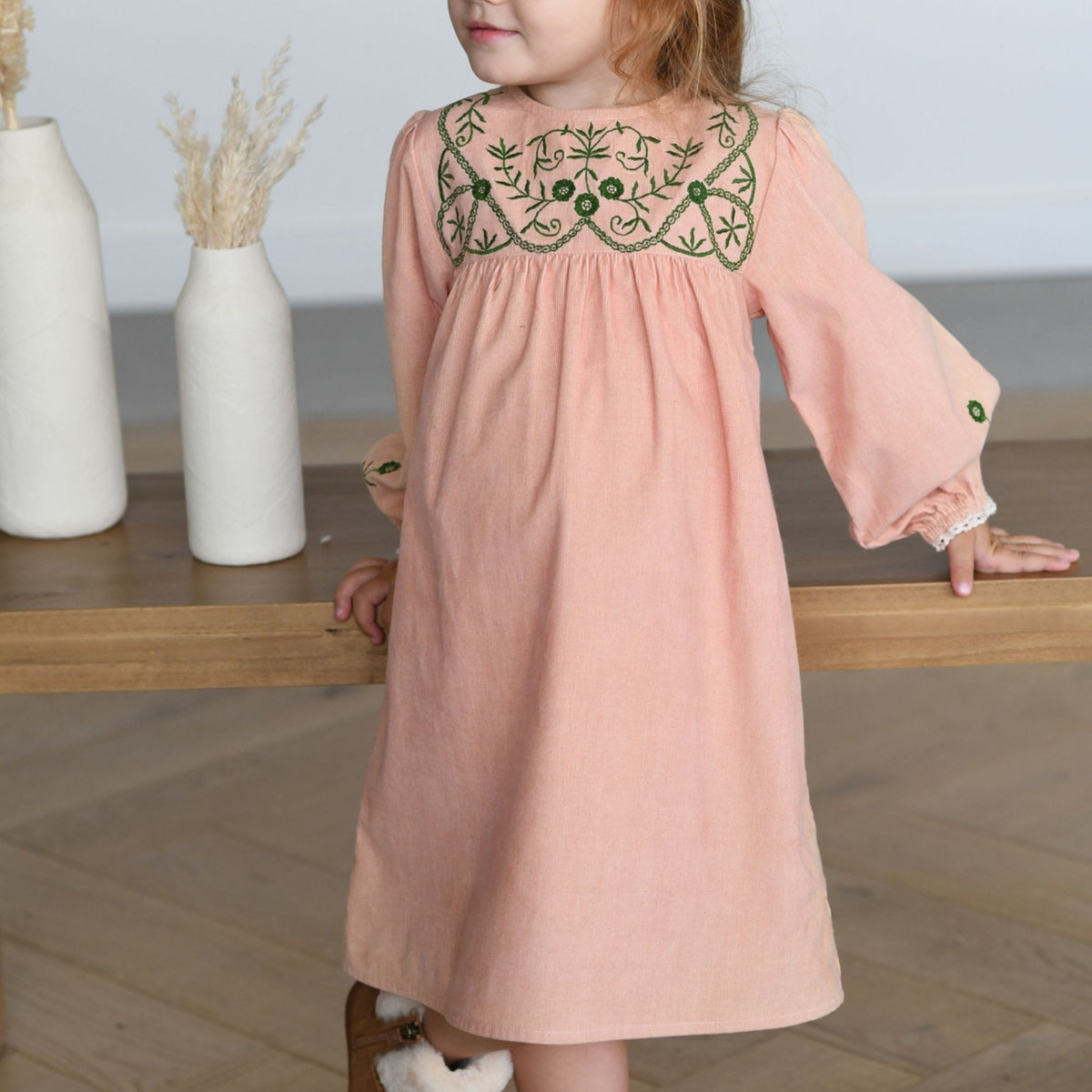 Robe brodée Bobo Chic