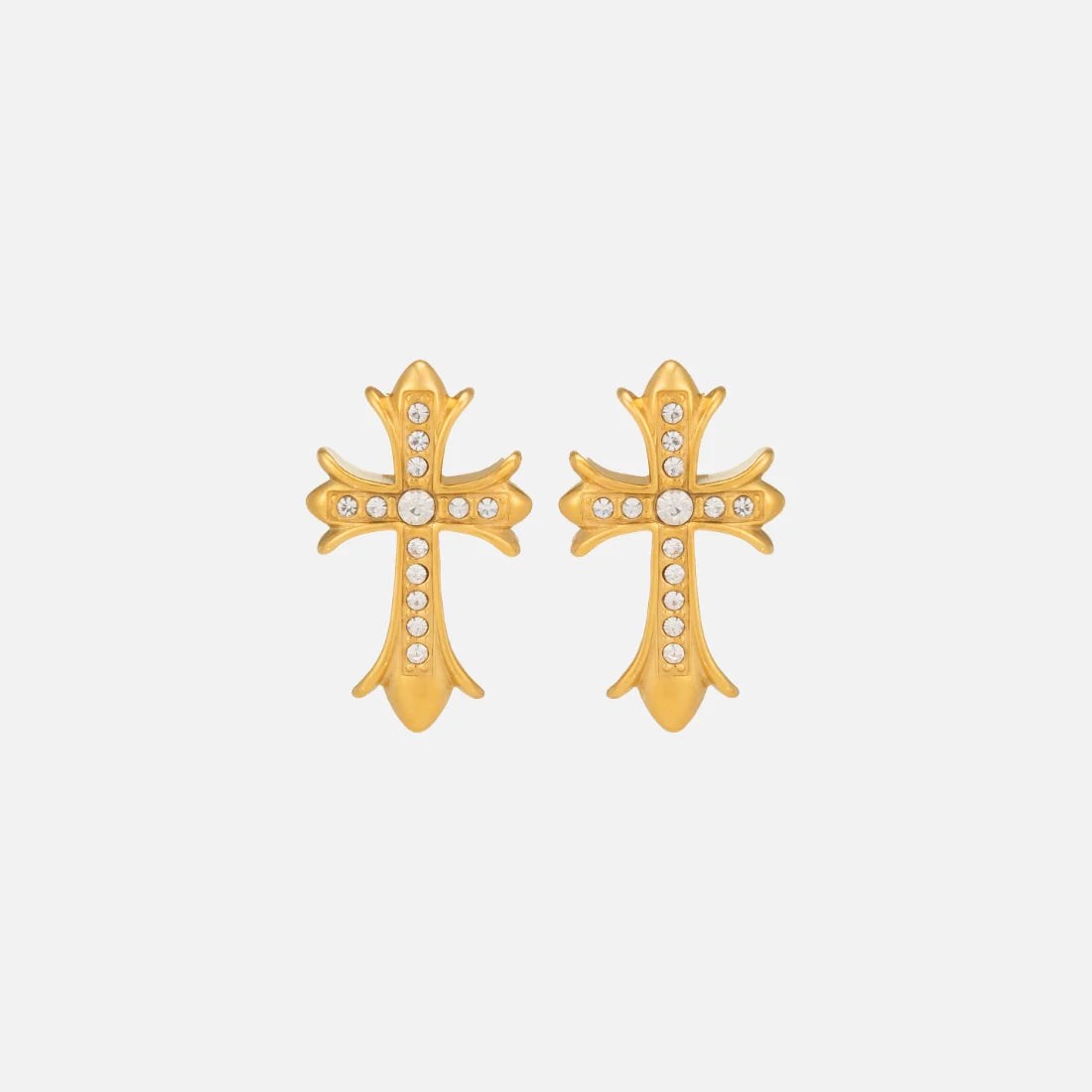 Gothic Cross Earrings