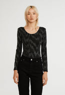 Claudie Pierlot - Body Twizy - Negro
