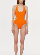 Nina Ricci - Maillot De Bain À Découpes - Orange - Femme