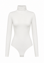 Belle Turtleneck Bodysuit - Off-White