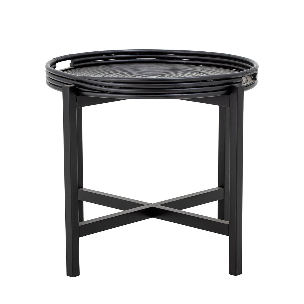 Milli - Tray Table - Black - Rattan