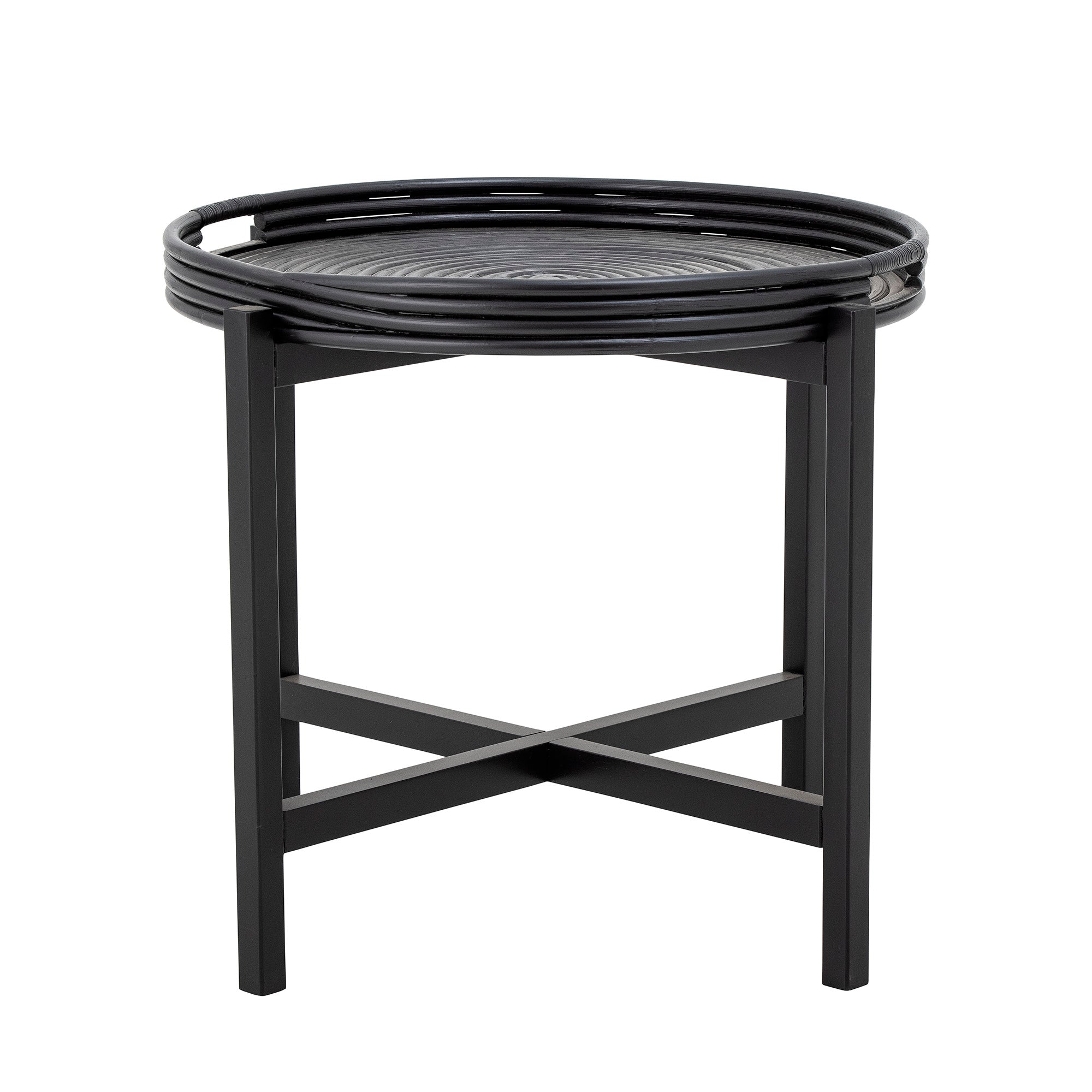 Milli - Tray Table - Black - Rattan