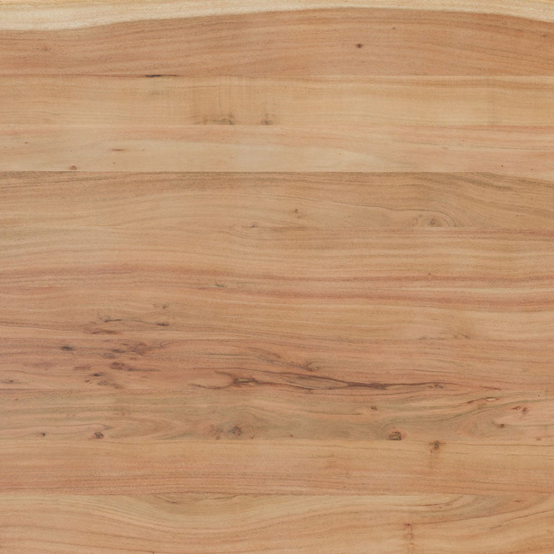 Table rectangulaire June en bois massif d'acacia 6 places