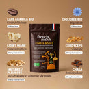 French Mush compléments alimentaires à base d'extraits de champignons médicinaux biologiques fabriqués en France Boisson Boost Bio · Café - boisson -
