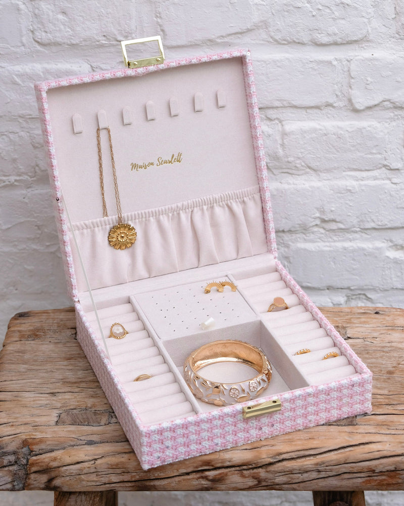 Boîte À Bijoux Anne En Pied-De-Poule