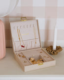 Boîte À Bijoux Anne En Velours Côtelé