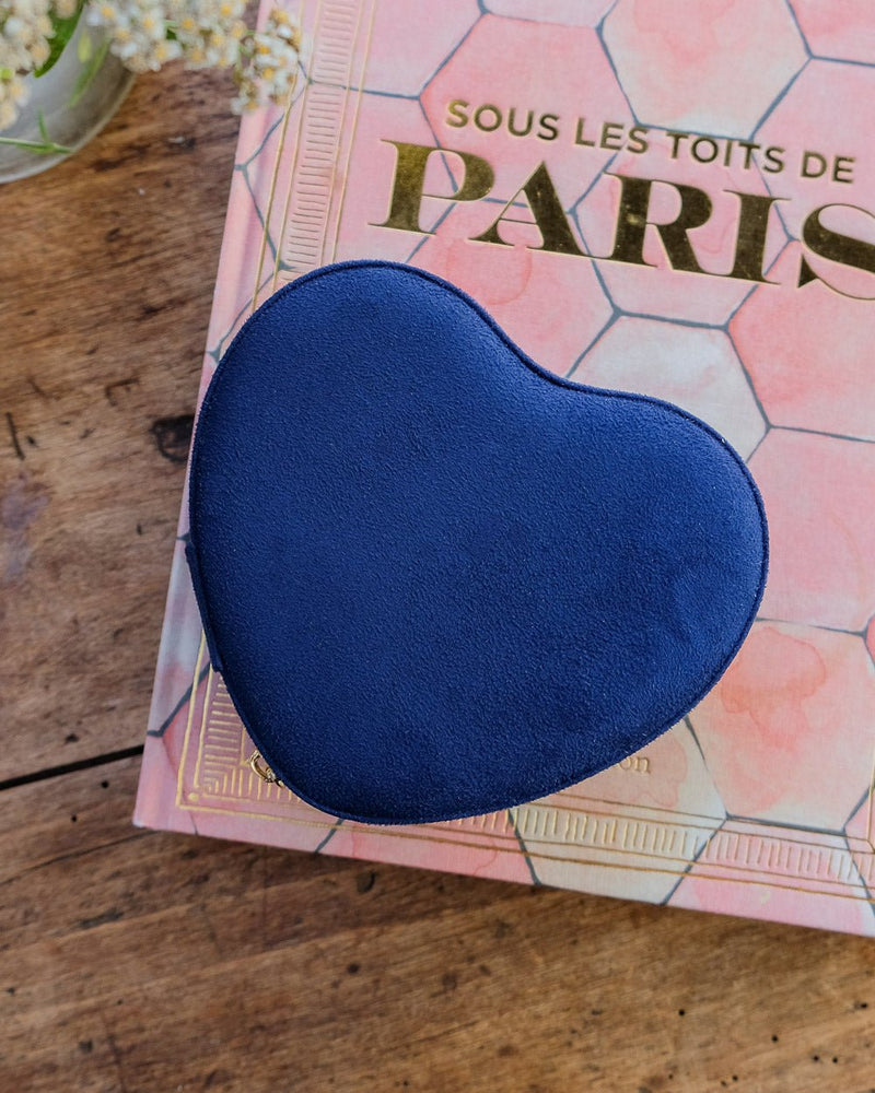 Boîte À Bijoux De Voyage Celeste Velours