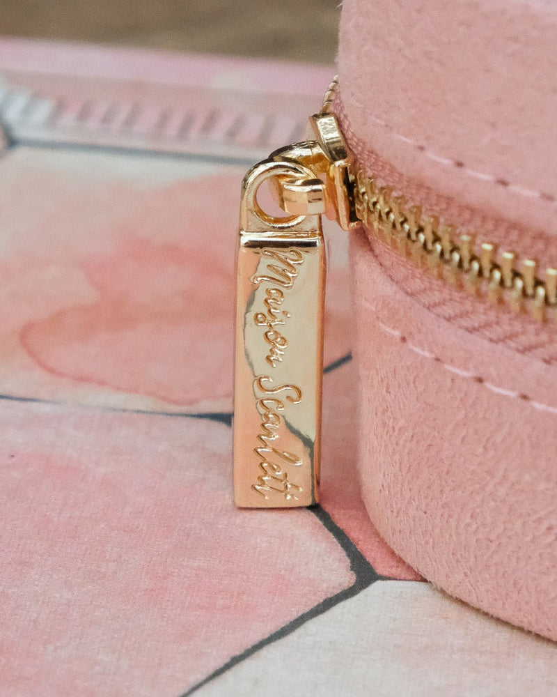 Boîte À Bijoux De Voyage Celeste Velours