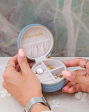 Boîte À Bijoux De Voyage Yvonne Effet Lin