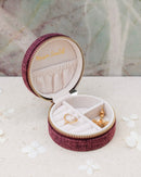 Boîte À Bijoux De Voyage Yvonne Effet Lin