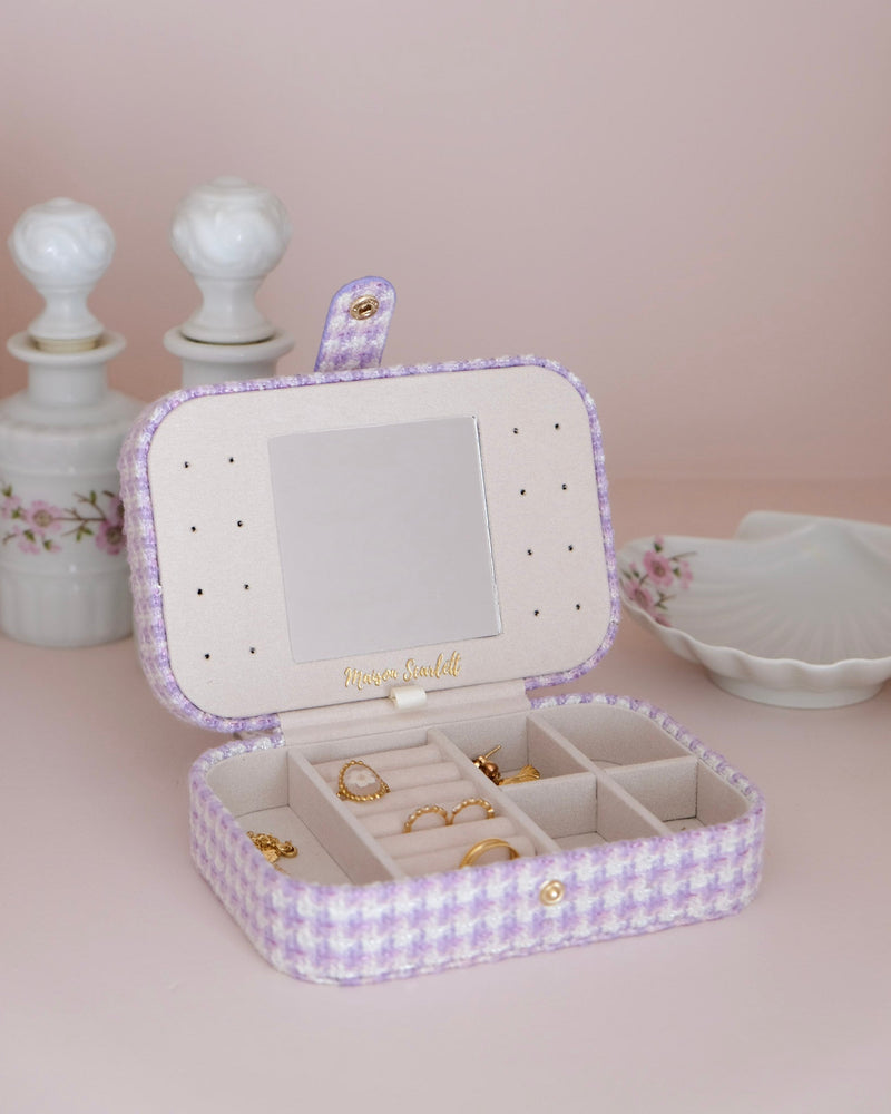 Boîte À Bijoux De Voyage Brigitte Pied De Poule