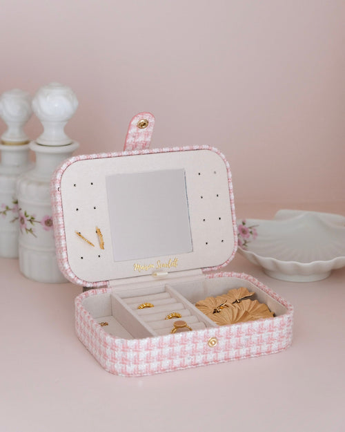 Boîte À Bijoux De Voyage Brigitte Pied De Poule