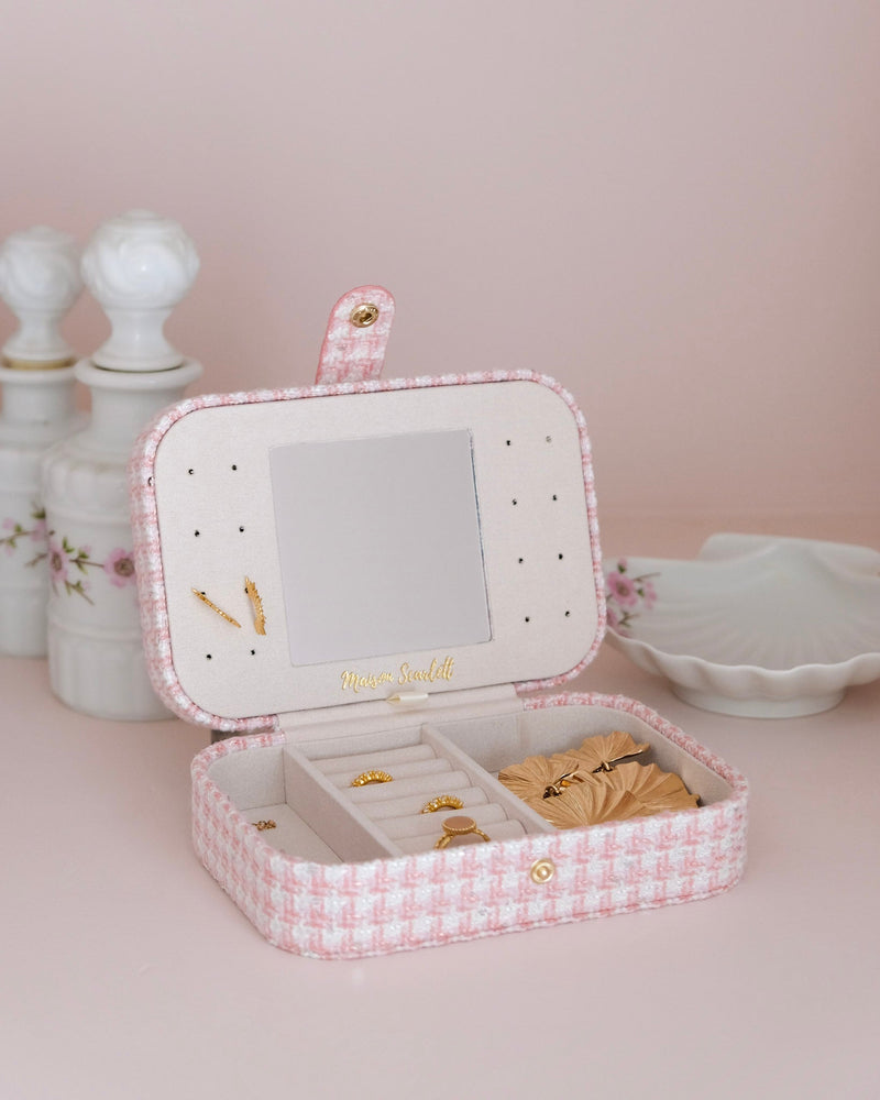 Boîte À Bijoux De Voyage Brigitte Pied De Poule