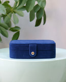 Boîte À Bijoux De Voyage Brigitte En Velours Côtelé