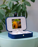 Boîte À Bijoux De Voyage Brigitte En Velours Côtelé