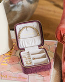 Boîte À Bijoux De Voyage Corinne Effet Lin