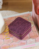 Boîte À Bijoux De Voyage Corinne Effet Lin