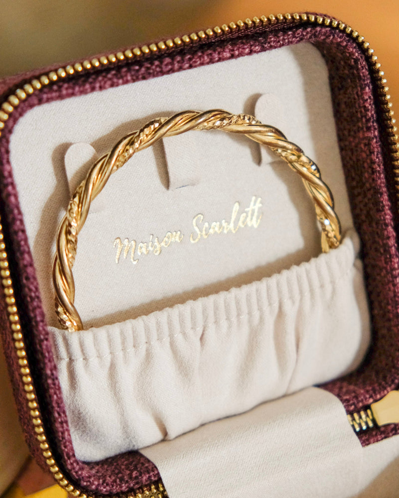 Boîte À Bijoux De Voyage Corinne Effet Lin