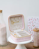 Boîte À Bijoux De Voyage Corinne En Pied-De-Poule