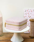 Boîte À Bijoux De Voyage Corinne En Pied-De-Poule