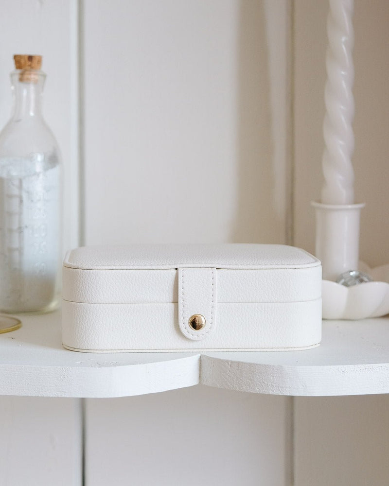 Boîte À Bijoux De Voyage Brigitte En Cuir Pu