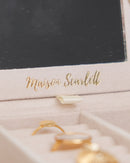 Boîte À Bijoux De Voyage Brigitte En Cuir Pu