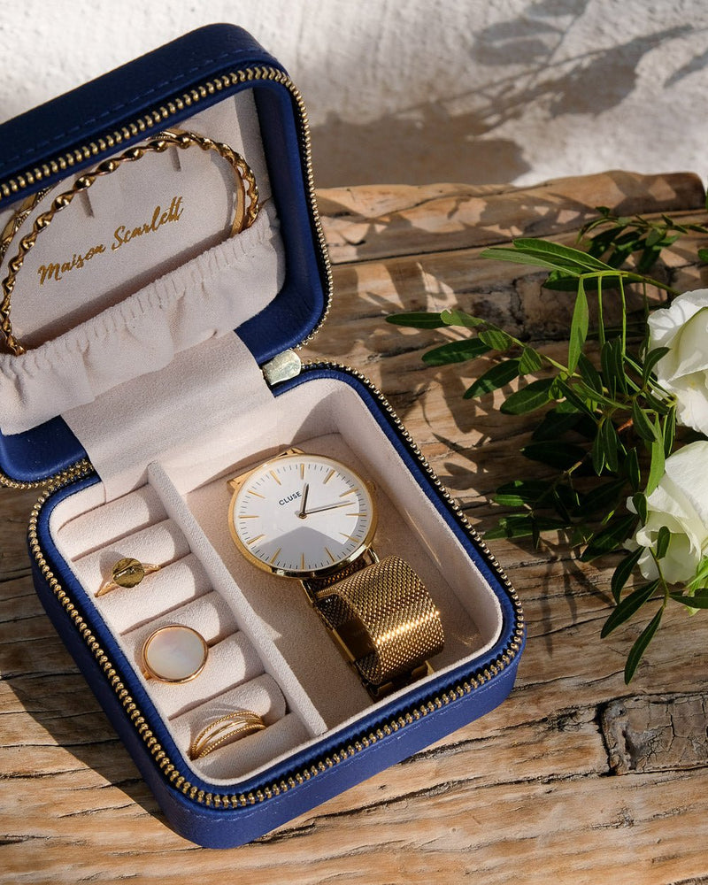 Boîte À Bijoux De Voyage Corinne En Cuir Pu