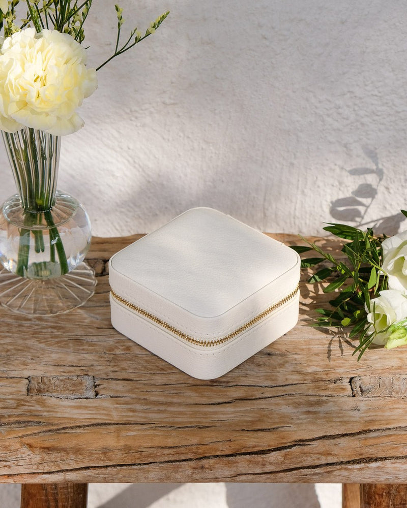 Boîte À Bijoux De Voyage Corinne En Cuir Pu