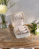 Boîte À Bijoux De Voyage Corinne En Cuir Pu