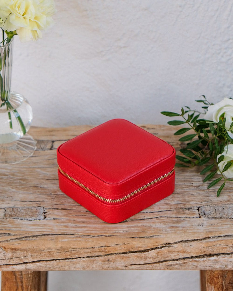 Boîte À Bijoux De Voyage Corinne En Cuir Pu