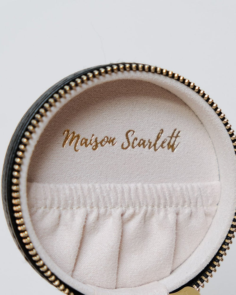 Boîte À Bijoux De Voyage Yvonne En Cuir Pu