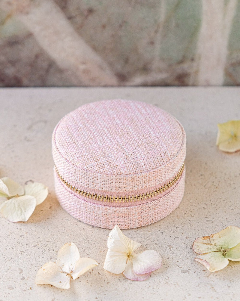 Boîte À Bijoux De Voyage Yvonne Effet Lin