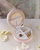 Boîte À Bijoux De Voyage Yvonne Effet Lin