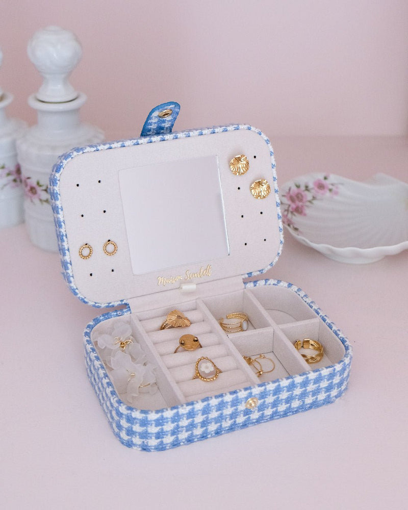 Boîte À Bijoux De Voyage Brigitte Pied De Poule