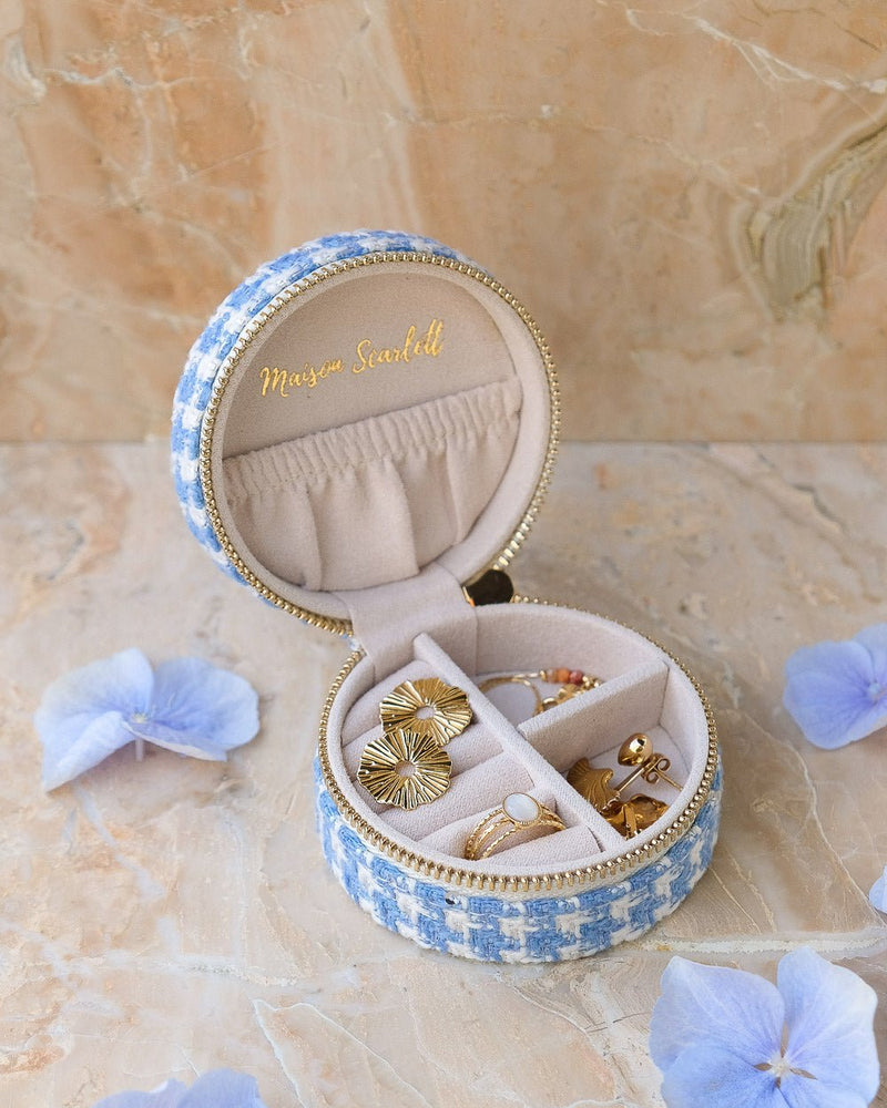 Boîte À Bijoux De Voyage Yvonne En Pied-De-Poule