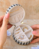 Boîte À Bijoux De Voyage Yvonne En Pied-De-Poule