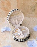 Boîte À Bijoux De Voyage Yvonne En Pied-De-Poule