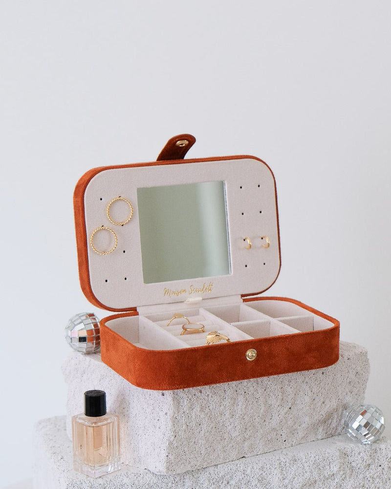 Boîte À Bijoux De Voyage Brigitte Velours