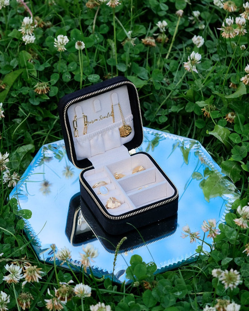 Boîte À Bijoux De Voyage Corinne En Velours