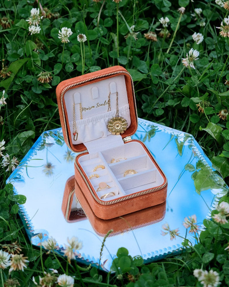 Boîte À Bijoux De Voyage Corinne En Velours