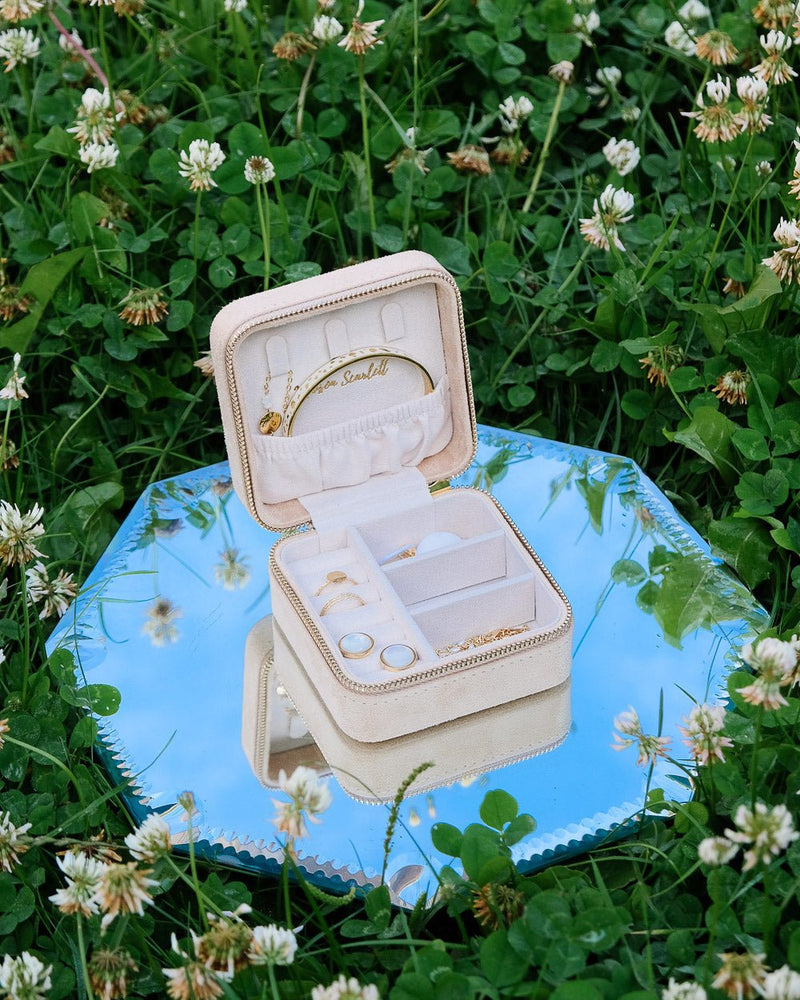 Boîte À Bijoux De Voyage Corinne En Velours